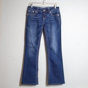 Miss Me Mid Rise Boot Cut Denim Jeans Size 28x31